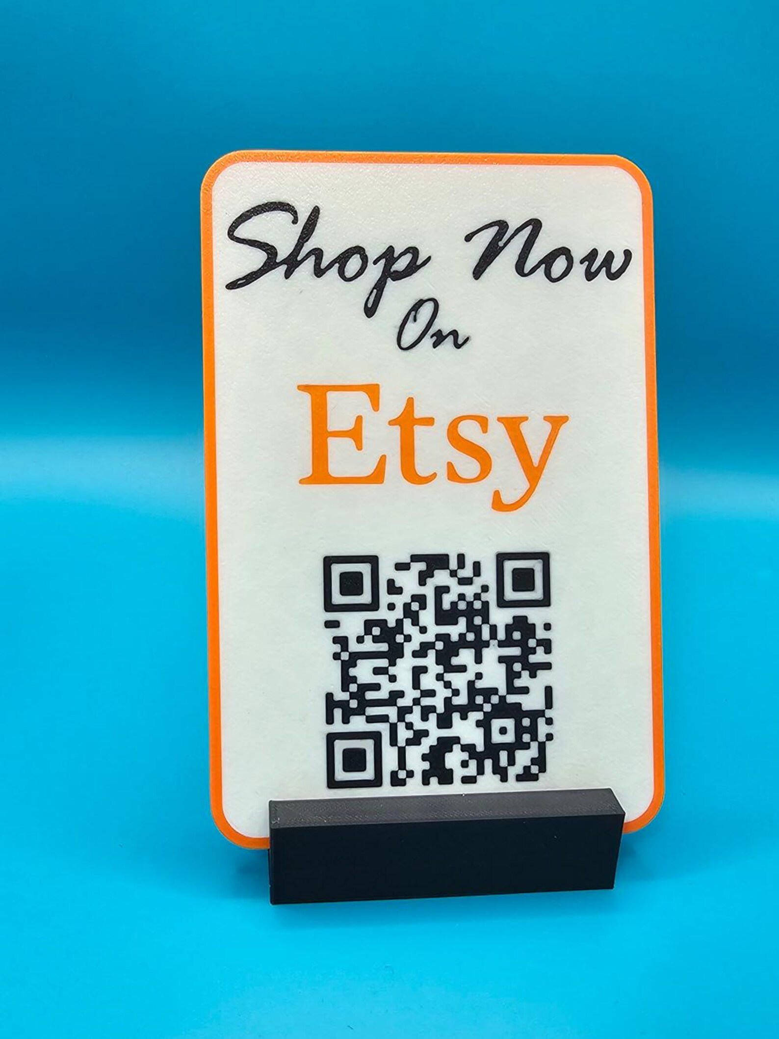 Etsy QR Code Sign: 3D Printed Shop Display - Etsy UK