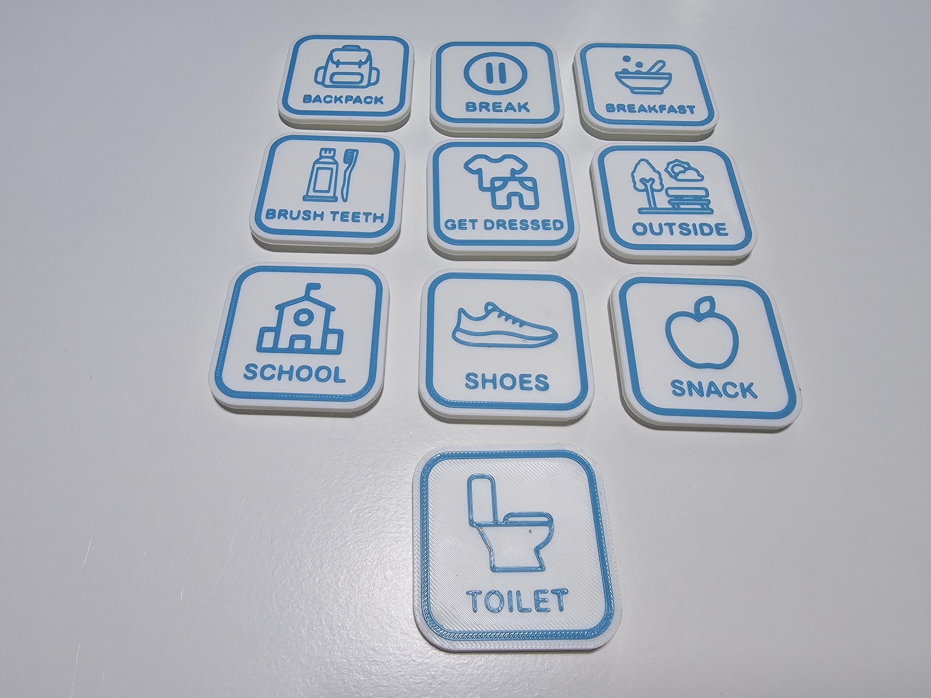 Now Next & Then Visual Schedule Board With Tags | Autism SEN Visual ...
