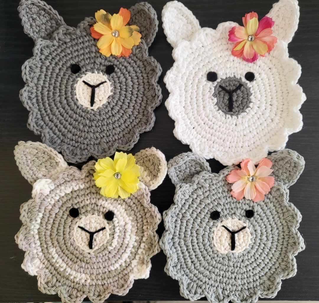 Llama/alpaca Coasters customizable - Etsy