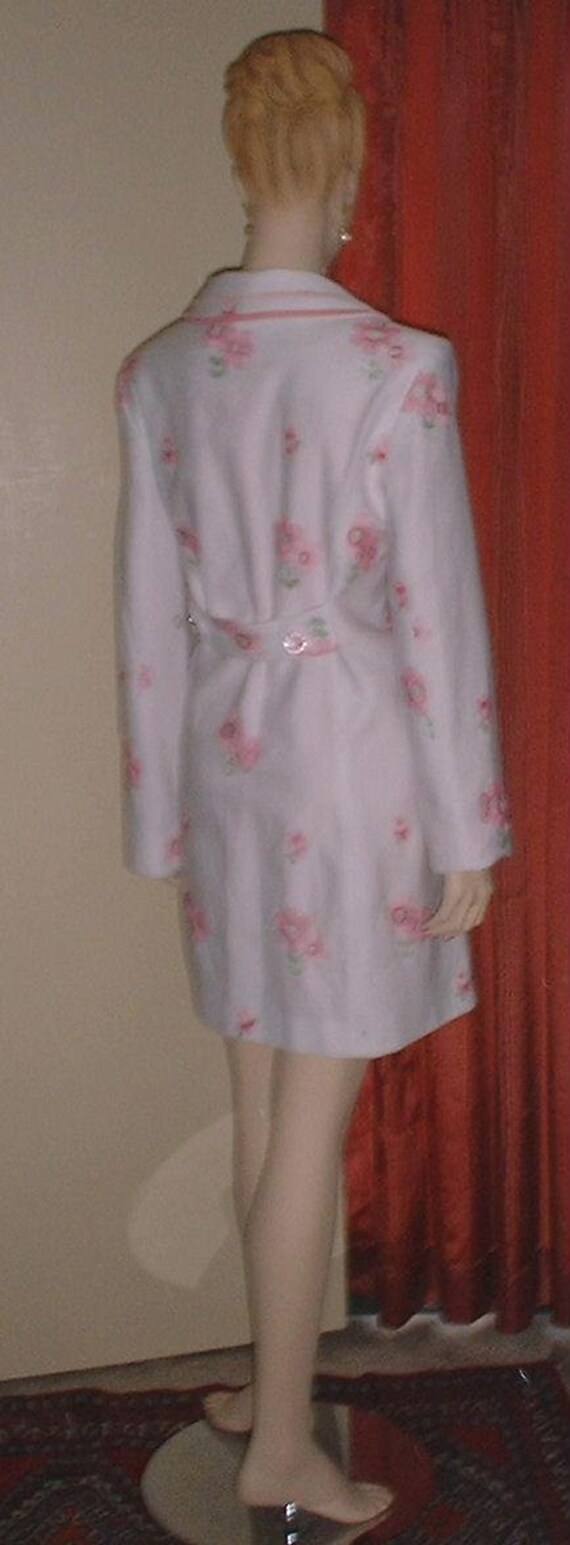 Cynthia Steffe Pink Green & White Floral Embroidered Coat Dress Jacket Sz  XL New With Tags Easter Wedding Mother's Day Cocktail Party - Etsy