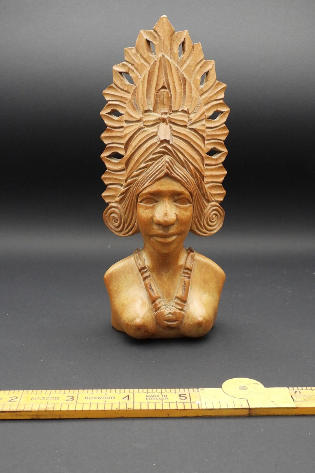 Philippines Teak Wood Carved Nude Bust Figurine Filipina Goddess Vintage 1960s Asia Pacific - Etsy