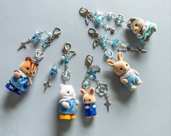Calico Critters Cutie Keychains / Keychains / Calico Critters / Cute ...