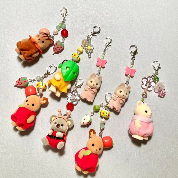 Baby Forest Calico Critter / Calico Critter Blind Bag / Blind Bag / Calico Critters / Cute Keychains / Keychains / Keychain / Animals