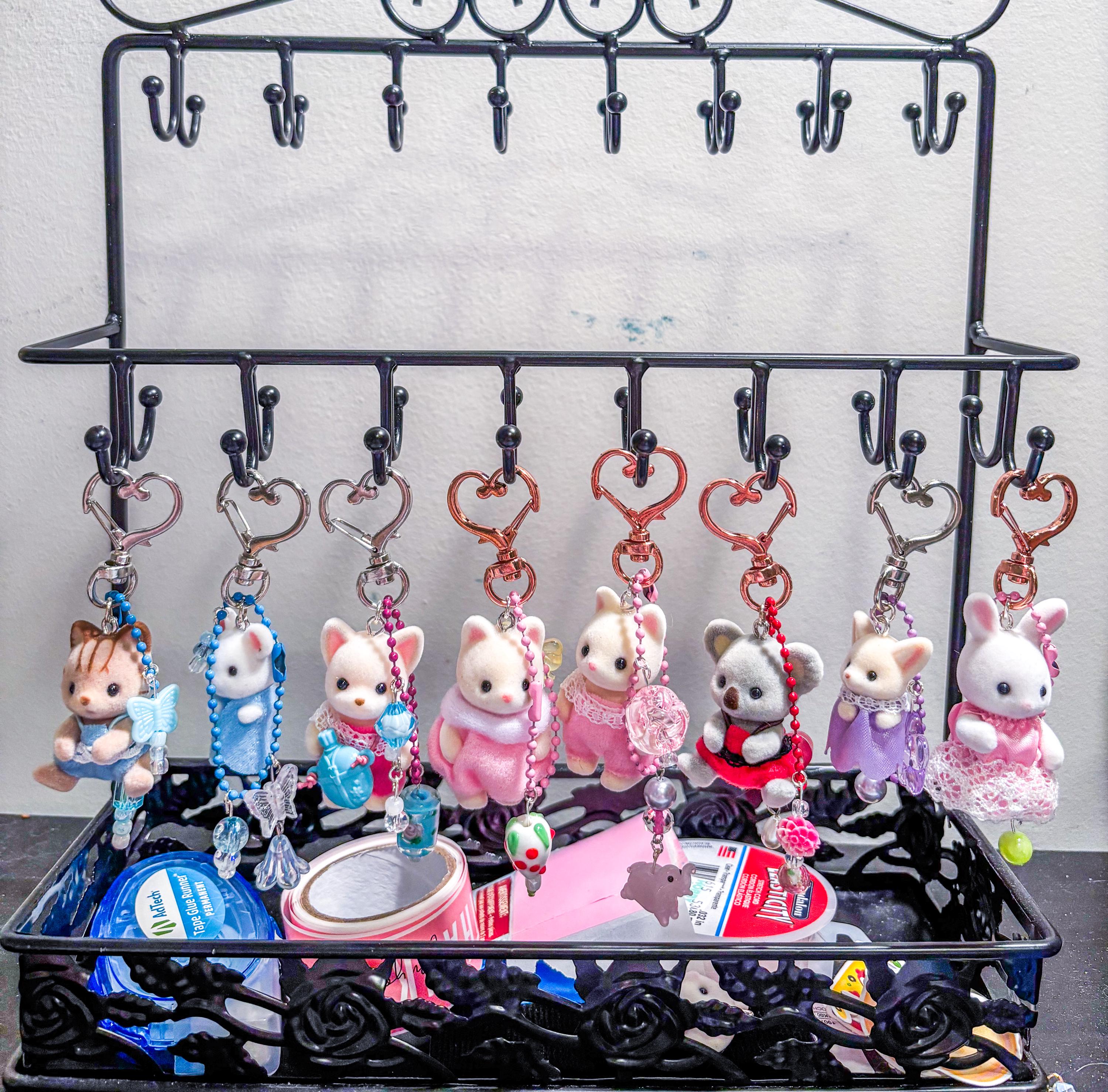Cutie Keychains / Calico Critter / Calico Critter Keychains / Keychains ...