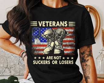 Veterans T-Shirt: US Flag, Military Boots, Patriotic Gift