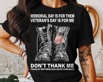 Military Boots T-Shirt: Remember Our Heroes, Patriotic Gift