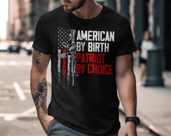 American Patriot T-Shirt: Vintage USA Flag Graphic Tee