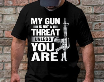 Camiseta gráfica de la Segunda Enmienda: Camiseta a favor del derecho a portar armas