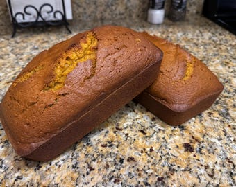 Pumpkin Bread INC SHIPPING 25.00 Homemade Moist & Delicious Baked and Shipped The Same Day! Reviews in photos! 5/5 stars