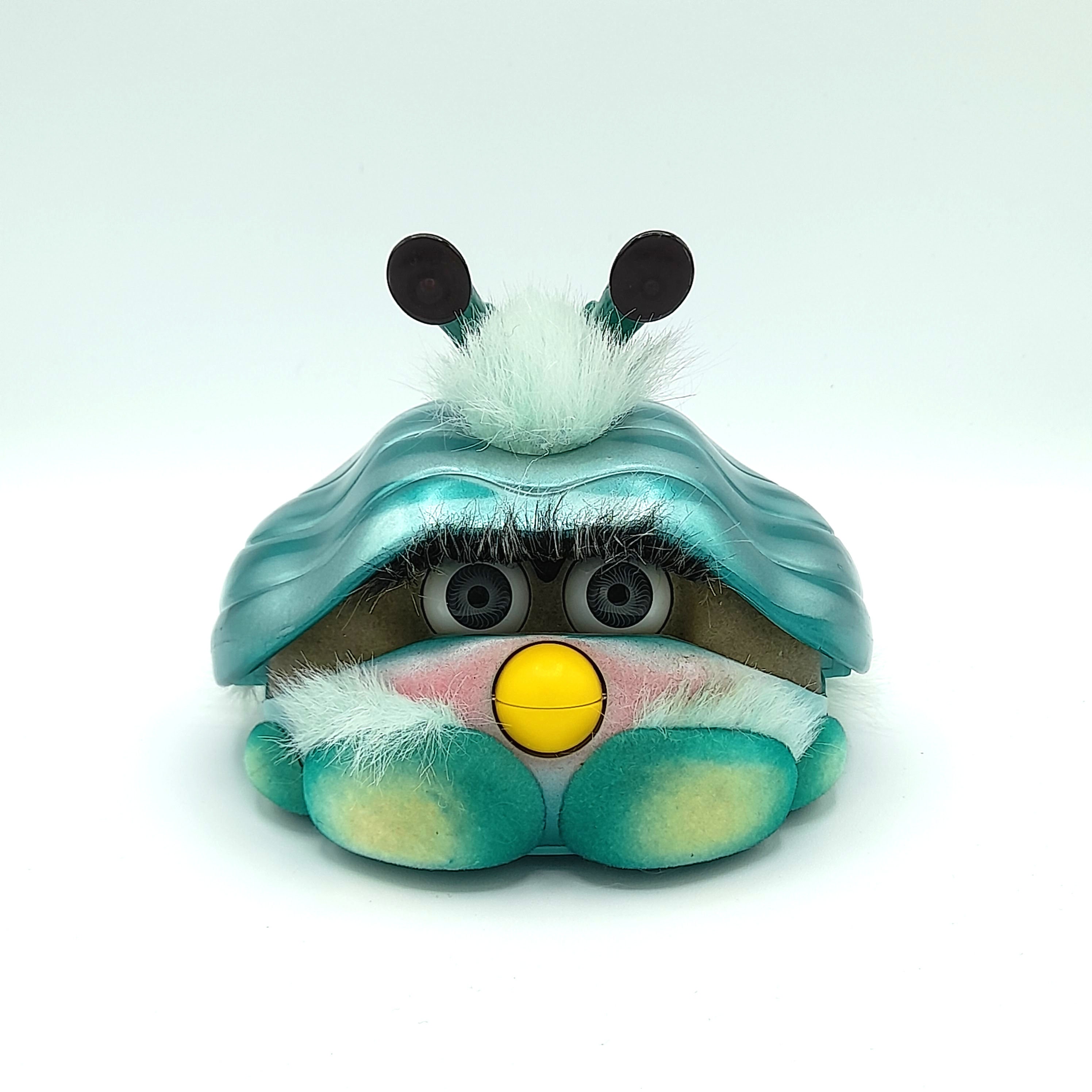 ★Akko　shelby furby Rare Working Lovely Aqua Marine Shelby 2001 - Etsy