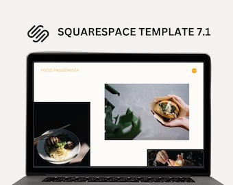 Squarespace 7.1 website template, for Photographers, Videographers, Creatives Portfolio Layout