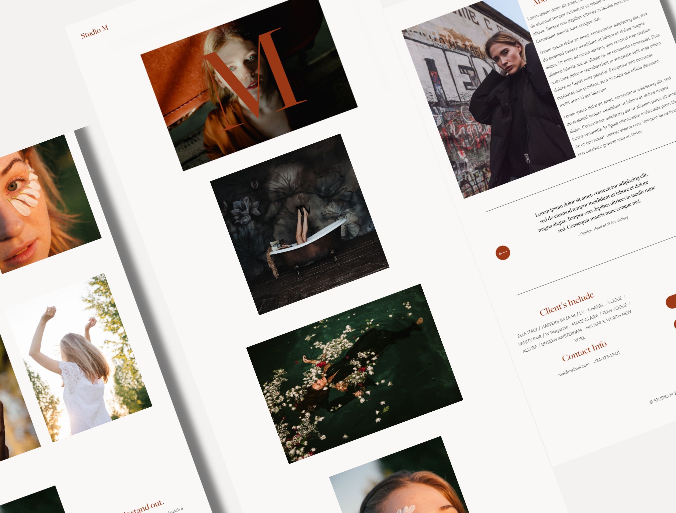 Squarespace Portfolio Website Template for Photographers, Artists and