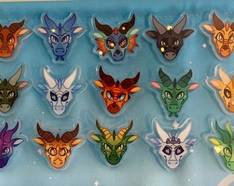 Dragons of Fire pins