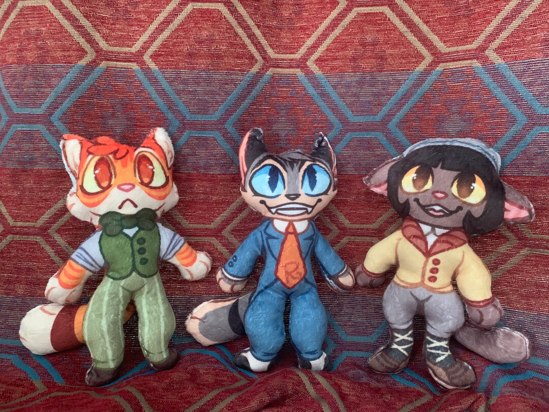Lackadaisy Plushes - Etsy