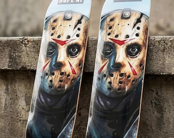Dope AF Skateboard - Friday the 13th deck