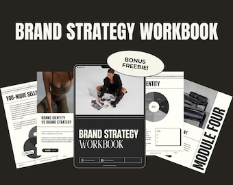 Brand Strategy Workbook | Brand Guide | Brand Identity | Brand Designer | Brand Kit | Branding help | Brand Strategy Template