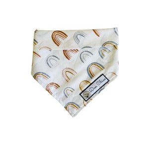 Dog Bandana | dog bandana snap on | free shipping | Summer rainbow | Summer gift idea, Puppy accessories neckwear