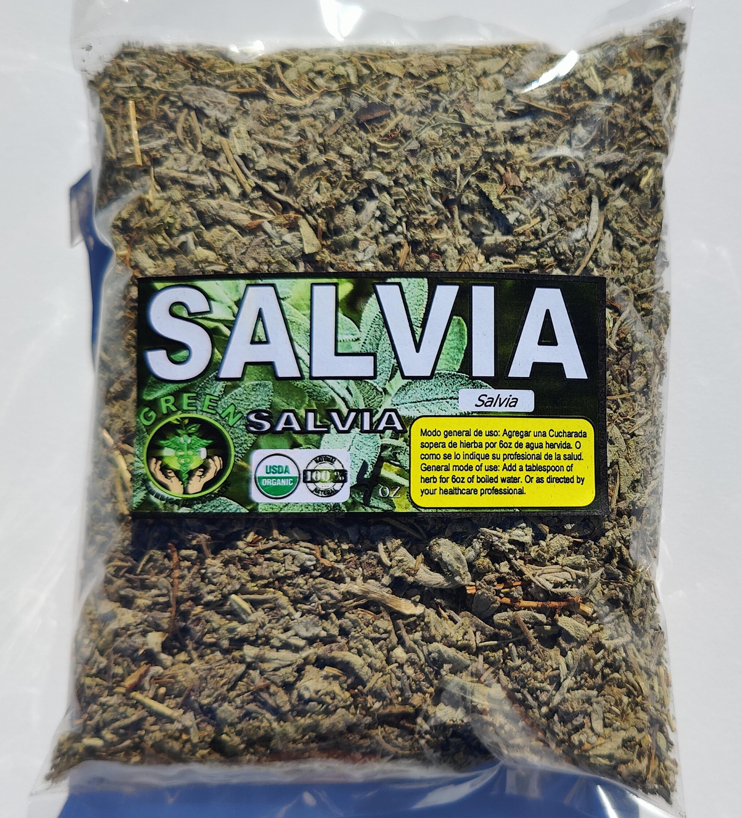 salvia tobacco Salvia,salvia Hierba/te, Sage, Sage Herbs Tea, Organic Salvia Officinalis,  4oz Salvia Comun !!!