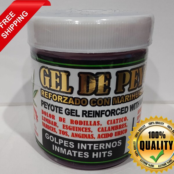 Gel de Peyote para dolores musculares