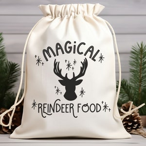 cibo per renne in formato SVG, cibo per renne stampabile, cibo per renne magiche in formato SVG, topper borsa per cibo per renne stampabile, cibo per renne magiche stampabile