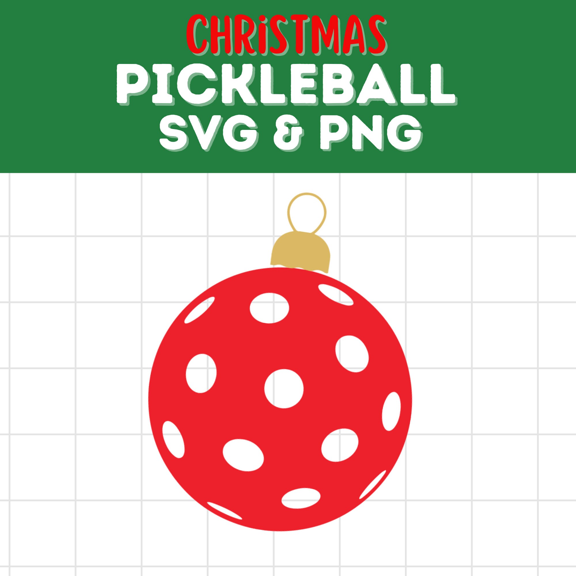 Pickleball Svg, Pickleball Ornament Svg, Pickleball Ornament