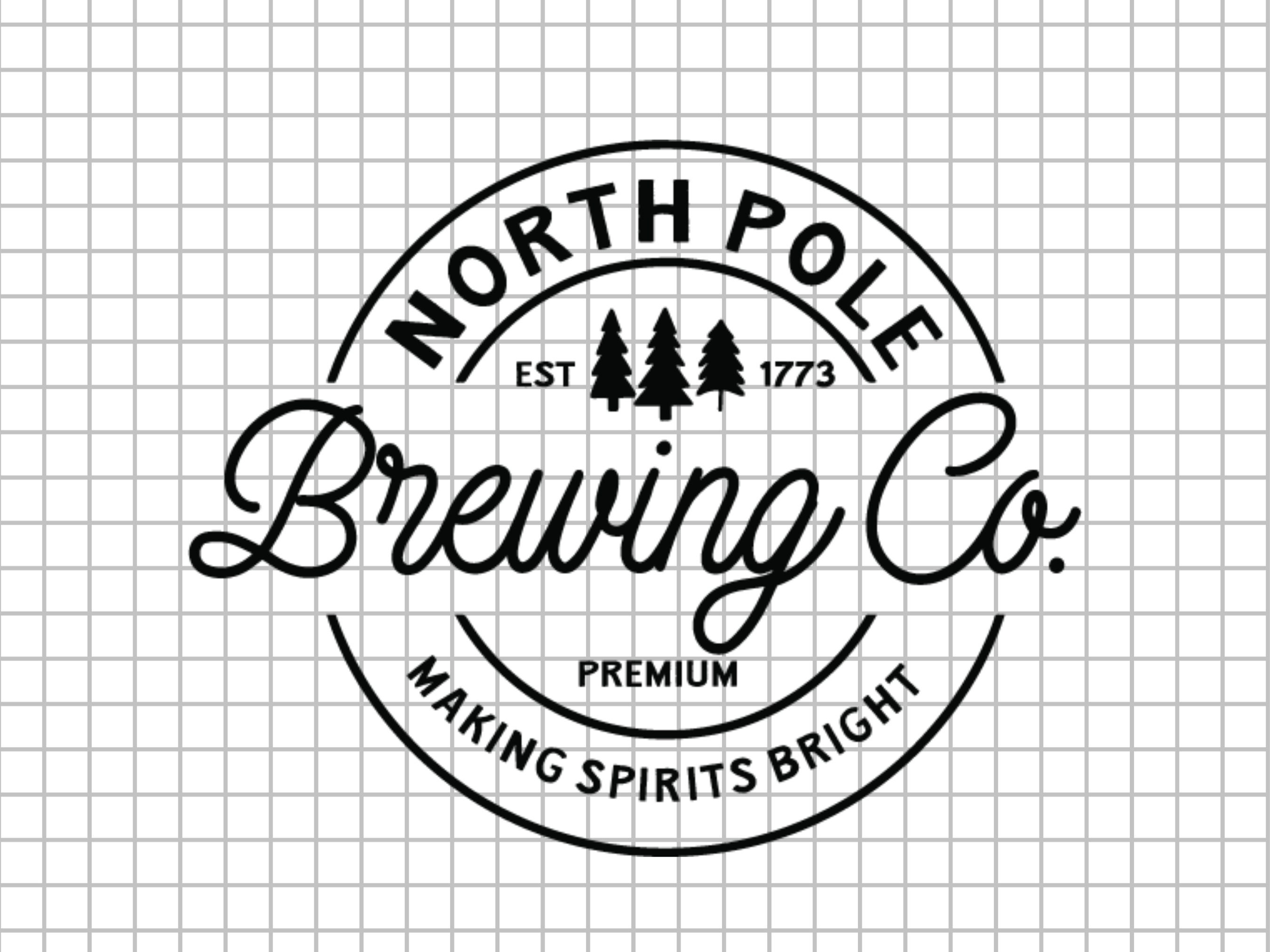 North Pole Svg, North Pole Brewing Co Svg, North Pole Brewing Co Png