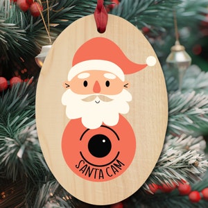 santa cam svg, santa cam, santa cam png, santa cam ornament svg, santa cam ornament, santa surveillance svg, christmas santa cam