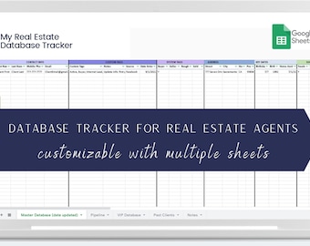 Real Estate Database Tracker Made Easy!