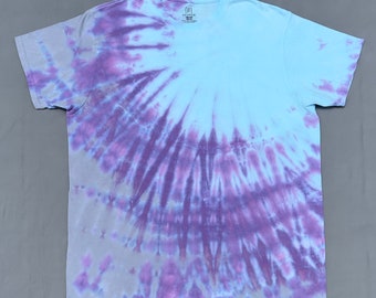 2X -Spiral Tie Dye T-Shirt, Hand Dyed, 100% Cotton Tee