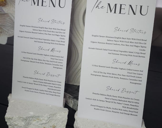 Minimal Menu