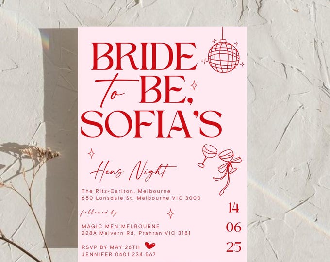 Hens Party Invitation