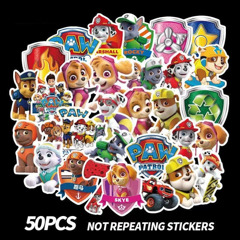 Paw Patrol Labels - Etsy