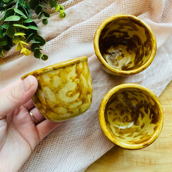 Set of Three Tea Light Holders, Stone Candle Holder, Vintage Candle Holder, Vintage Candle Holder, Vintage Home Decor, Tea Light Holders