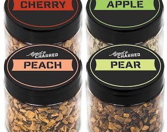 Fruit Cocktail Smoker Wood Chips – Cherry Apple Peach Pear Refill Pack