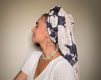 A beautiful headband Tichel, Snood, Head Scarf,