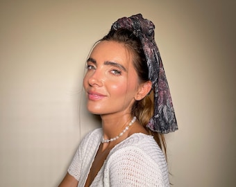 A beautiful headband Tichel, Snood, Head Scarf,