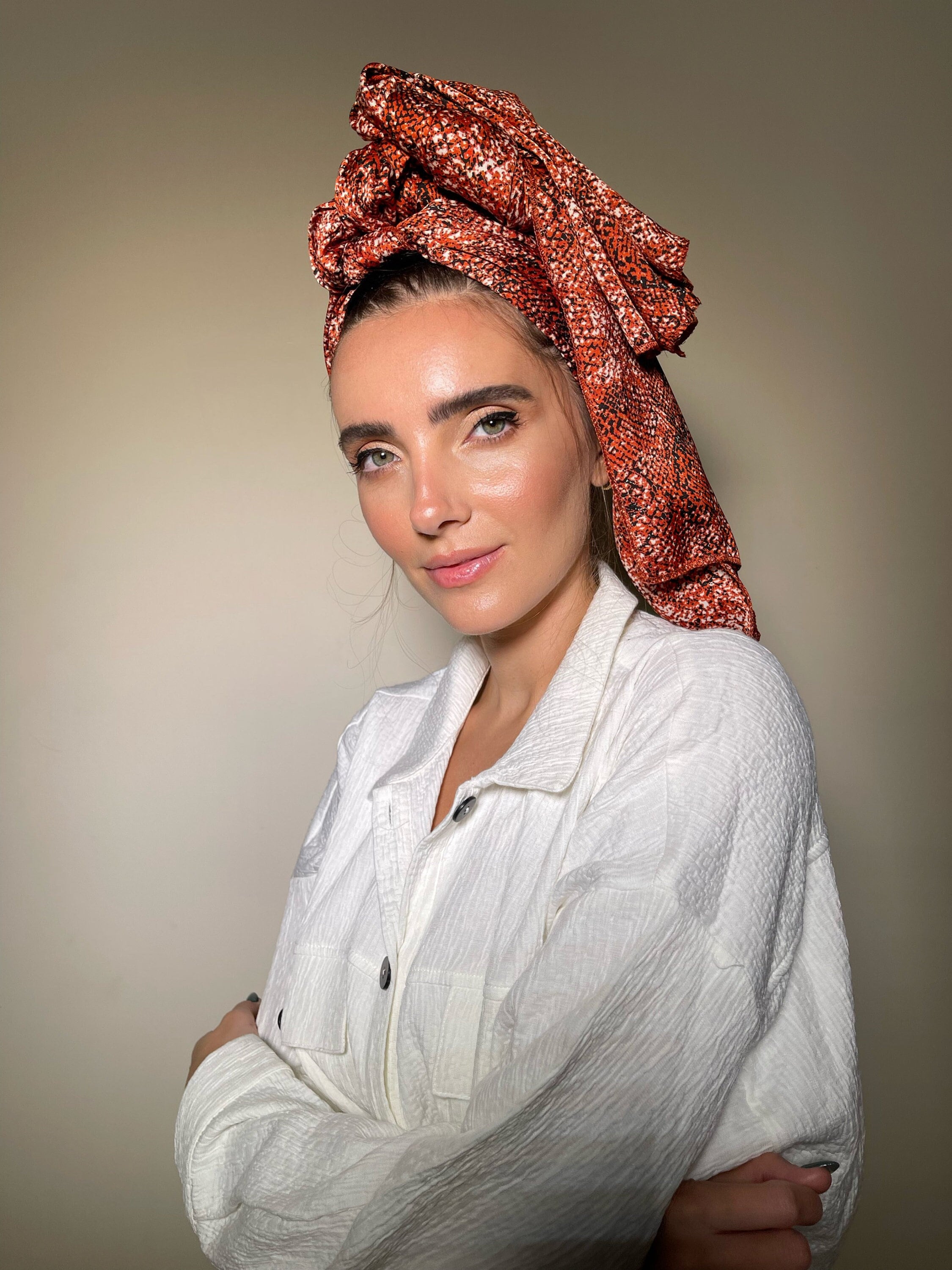 An Elegant Bandana, Head Covering, Hair Accessories Etsy