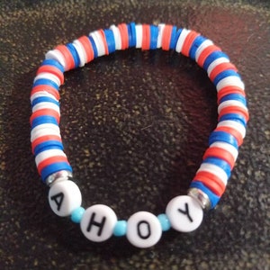 Steve Harrington Ahoy clay bead bracelet