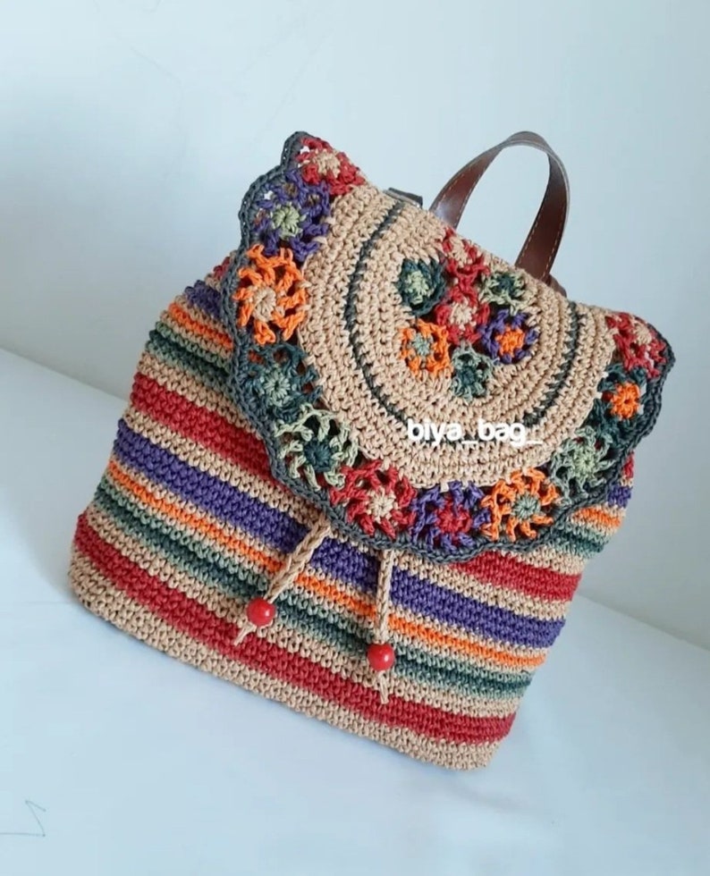 Design Bohemian Backpack Bag - Etsy