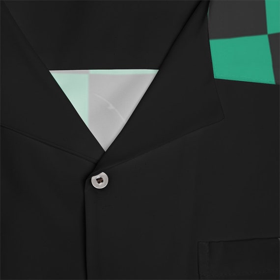 tanjiro button up shirt
