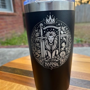 The Chronicle’s of Narnia, Aslan Tumbler, Mug, Insulated Cup, Coffee Cup