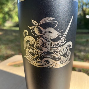 The Chronicle’s of Narnia, Reepicheep & Aslan Tumbler, Mug, Insulated Cup, Coffee Cup