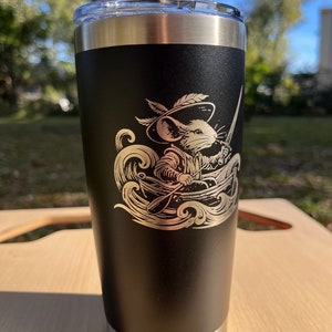 The Chronicle’s of Narnia, Reepicheep & Aslan Tumbler, Mug, Insulated Cup, Coffee Cup