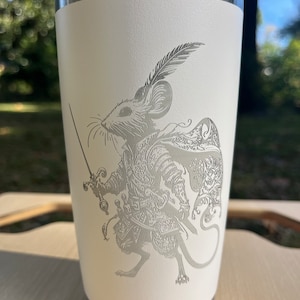 The Chronicle’s of Narnia, Reepicheep & Aslan Tumbler, Mug, Insulated Cup, Coffee Cup