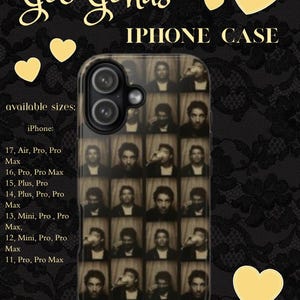Funda para iPhone de Joe Jonas, diseño de los Jonas Brothers, protección de doble capa (brillante/mate).