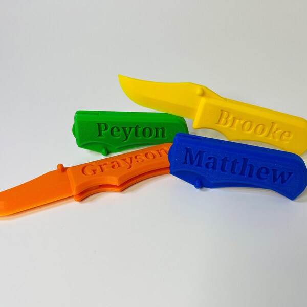 3D Printed Kid's Play Knife