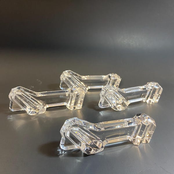 Dachshund Crystal Knife Rests