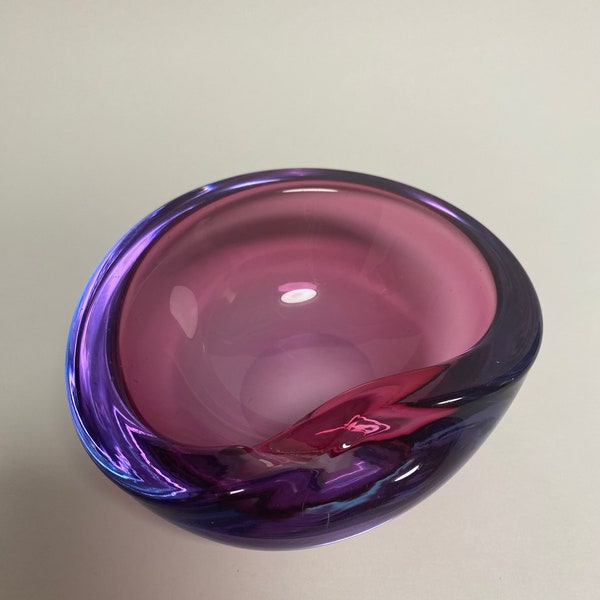 Murano Sommerso Ashtray