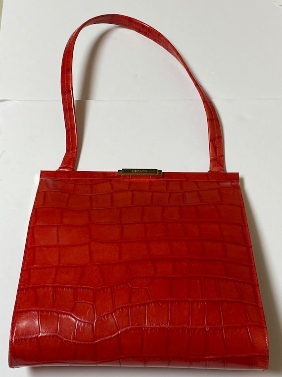 Escada Red Leather Purse - image 1