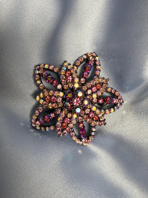 Joan Rivers Rhinestone Brooch
